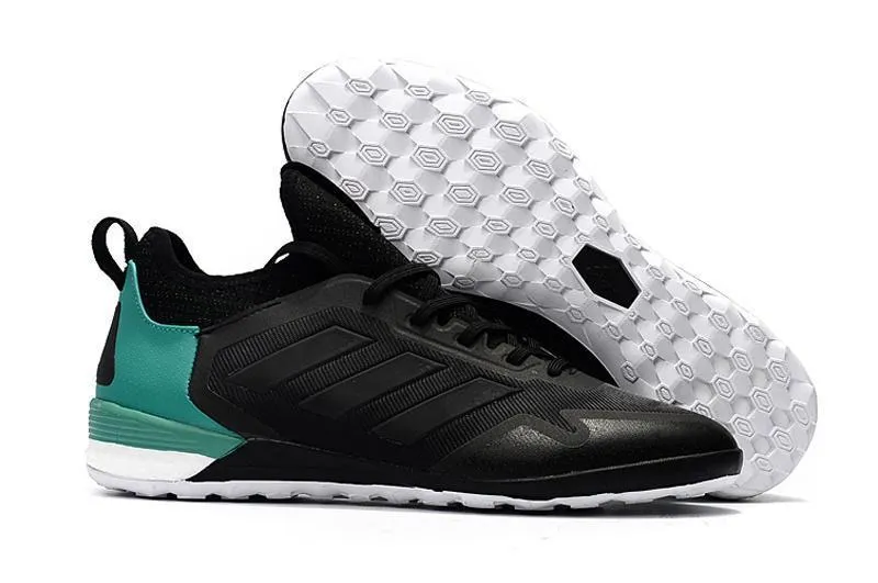 Adidas ACE TF Soccer Cleats Shoes Black Green White Active Lifestyle