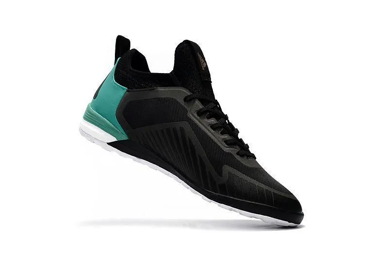 Skill Boost Adidas ACE TF Soccer Cleats Shoes Black Green White
