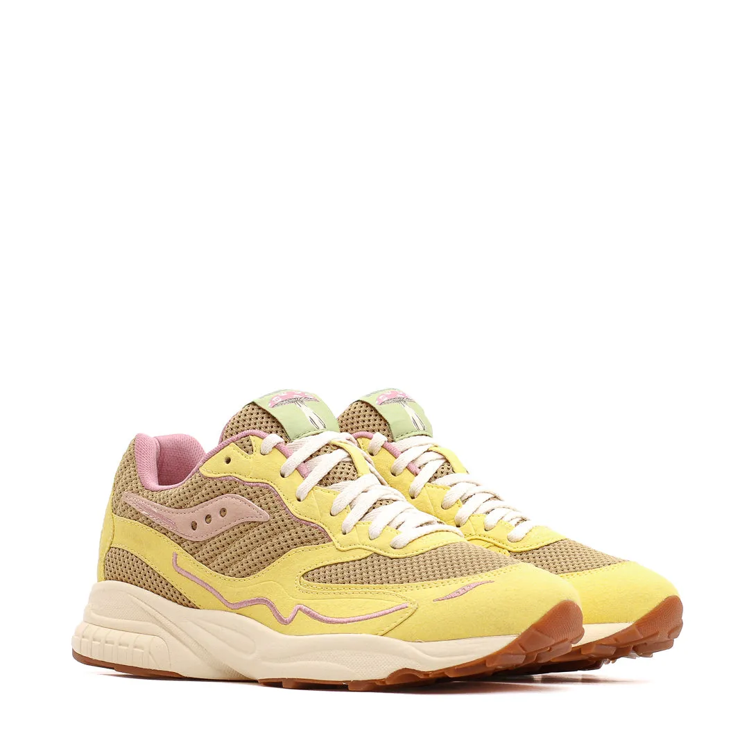 Saucony Men 3D Grid Hurricane Mushroom Tan Yellow S70747-1 off - the - shelf shoes