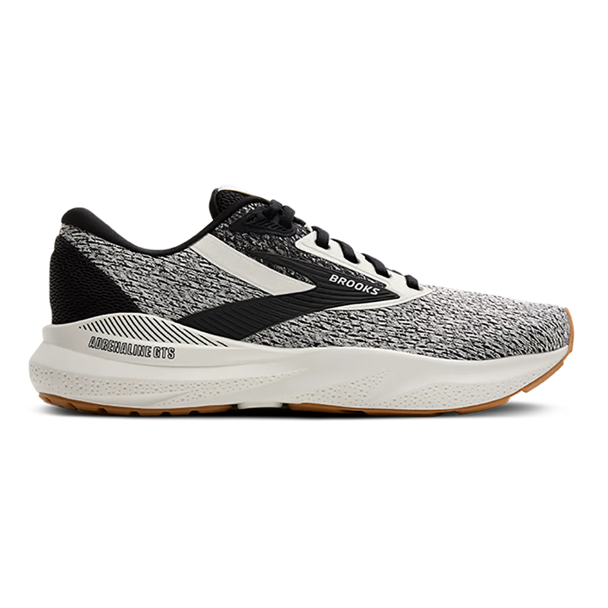 Brooks Adrenaline GTS 24 Coconut - Black - Biscuit single - purpose shoe application Optimal Comfort