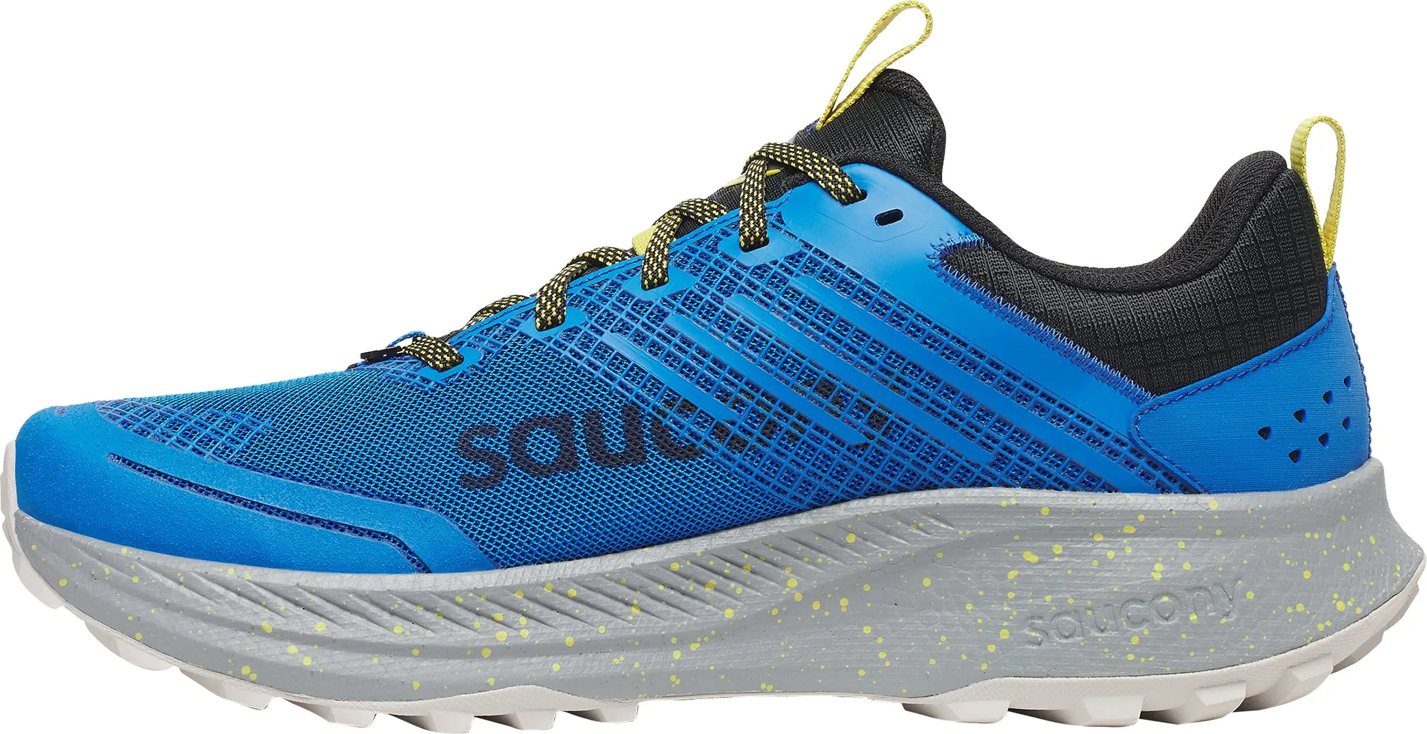 modern - design shoes Saucony Ride TR2 Mens Trail Running Shoes - Blue