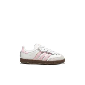 Adidas Originals Samba OG CF EL I Ftwr White/Clear Pink/Gum All Gender Fit Dog Pace