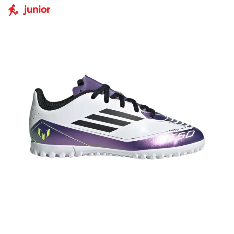 Breathable Lining Full Grip adidas Junior F50 Messi Club Turf Shoes