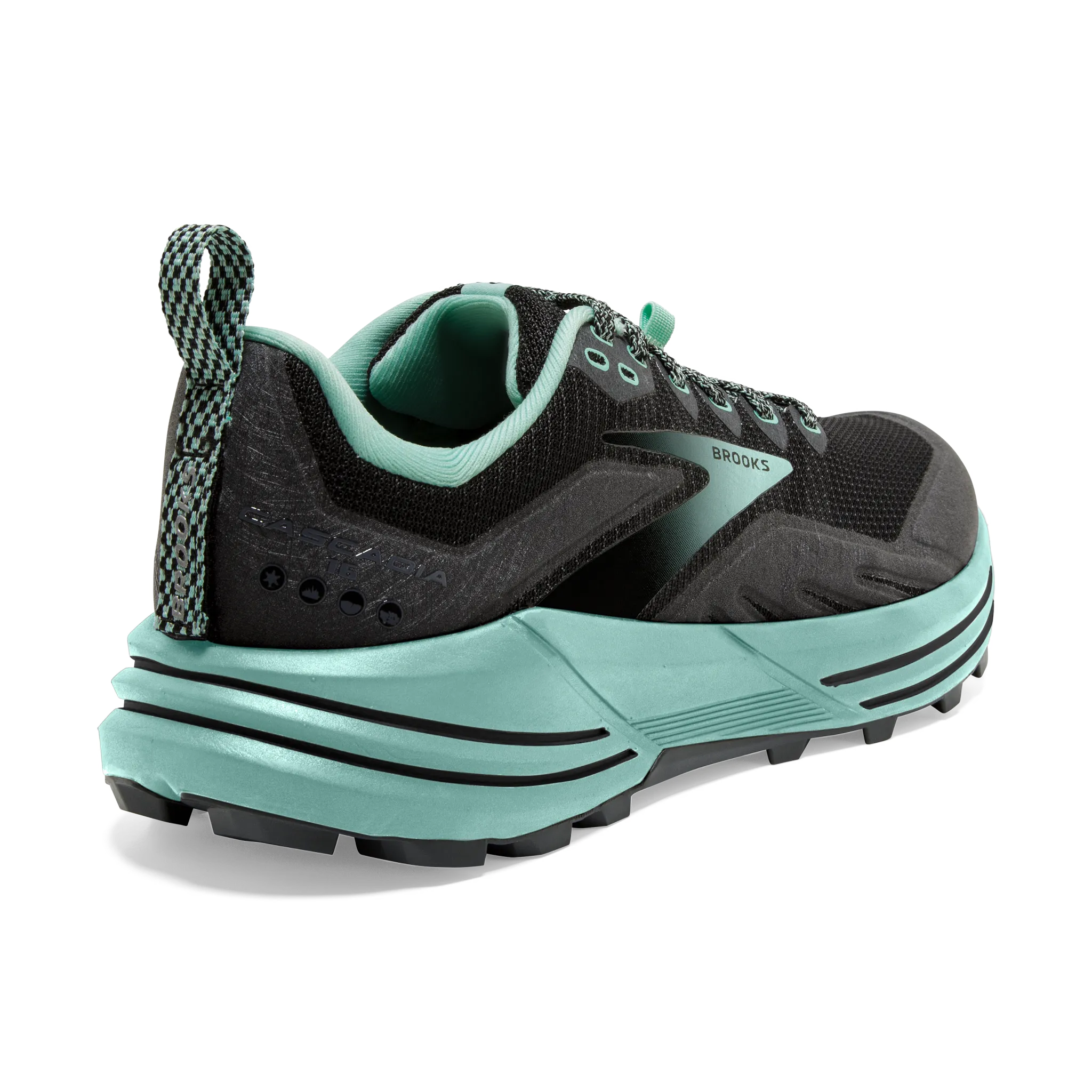 Women's Cascadia 16 Adaptive Response Sole Microfiber Collar Padding