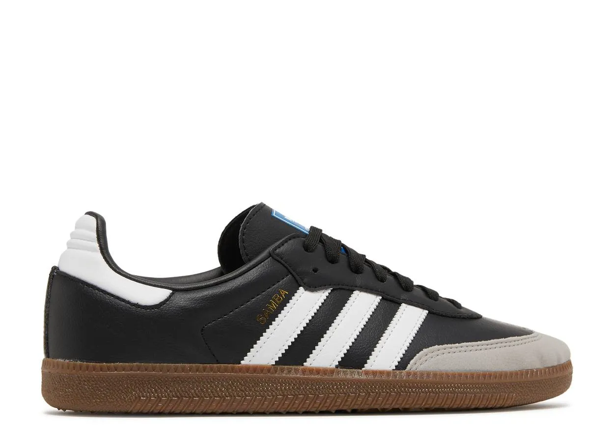 Adidas Samba Vegan Black Gum Strap