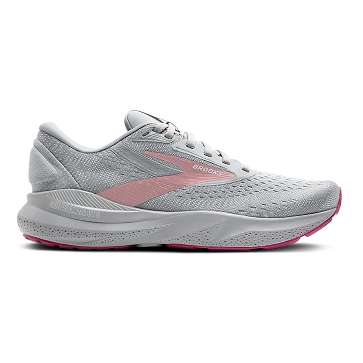 Brooks Adrenaline GTS 24 Alloy - White - Zephyr turf shoes calf - high running shoes