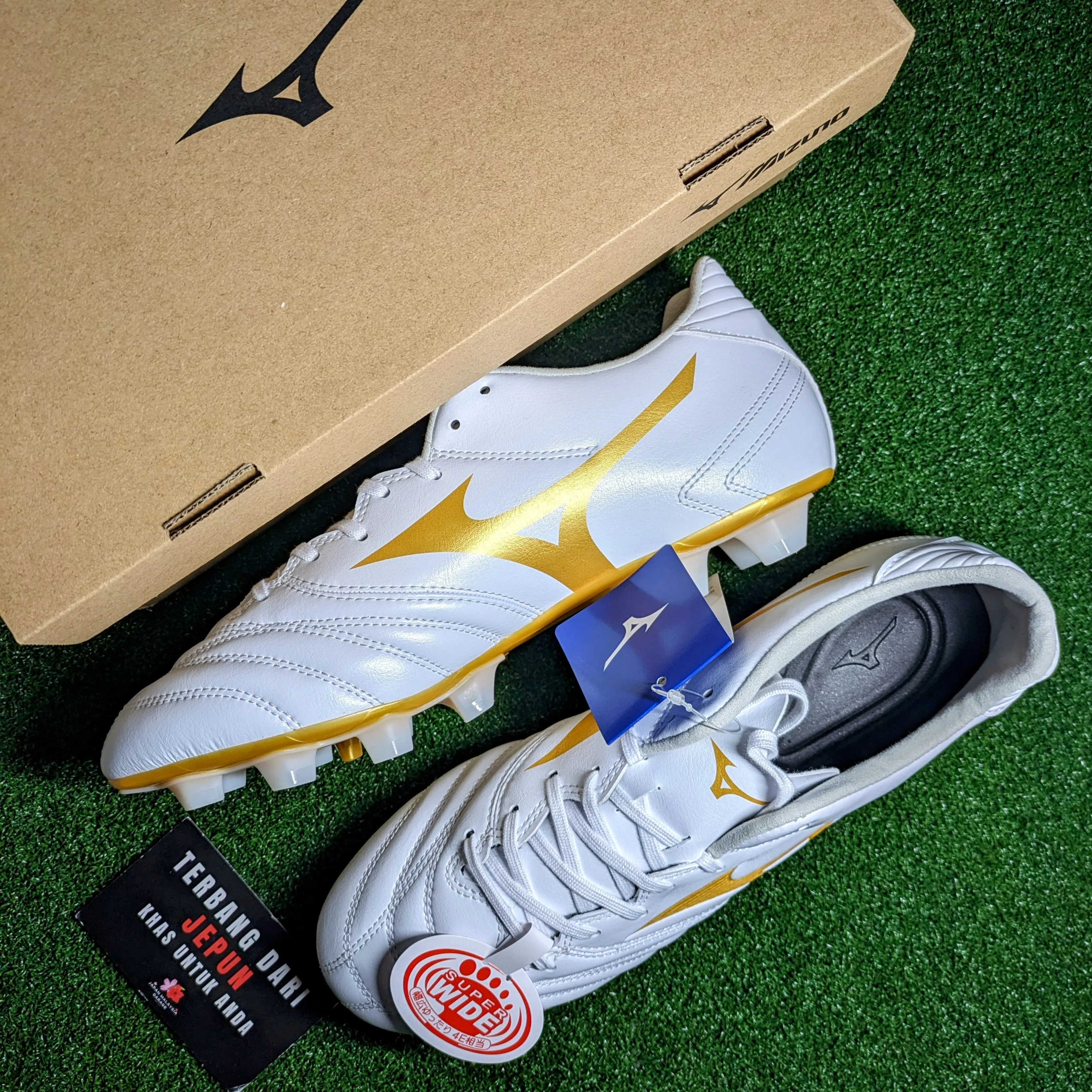 Kicking Support Mizuno Monarcida Neo 2 SW (White/Gold)