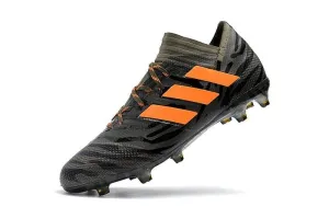 High School Open Motion New Adidas Nemeziz Messi FG Soccer Cleats Shoes Green Orange Black