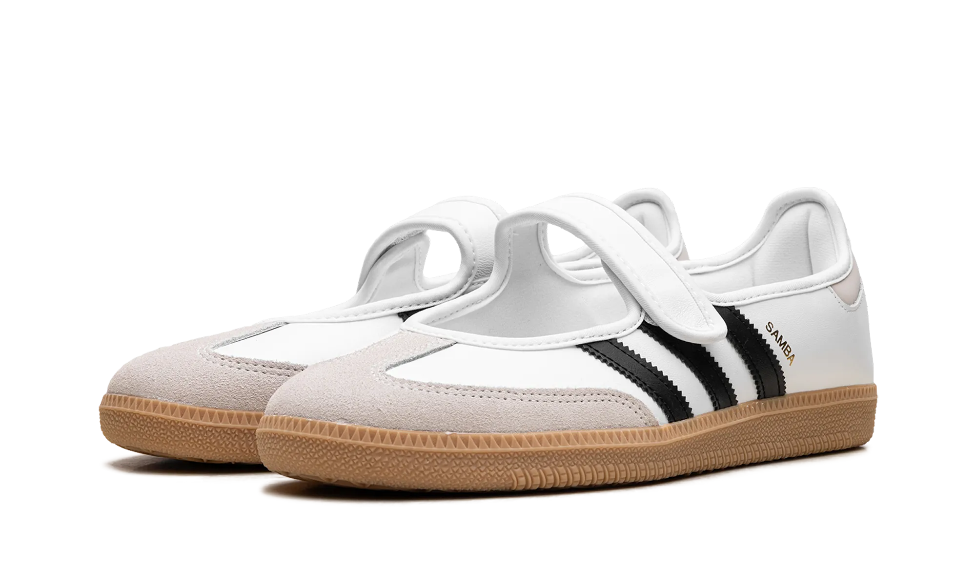 Samba Jane "White Black Gum" Clean Wear Light Layers