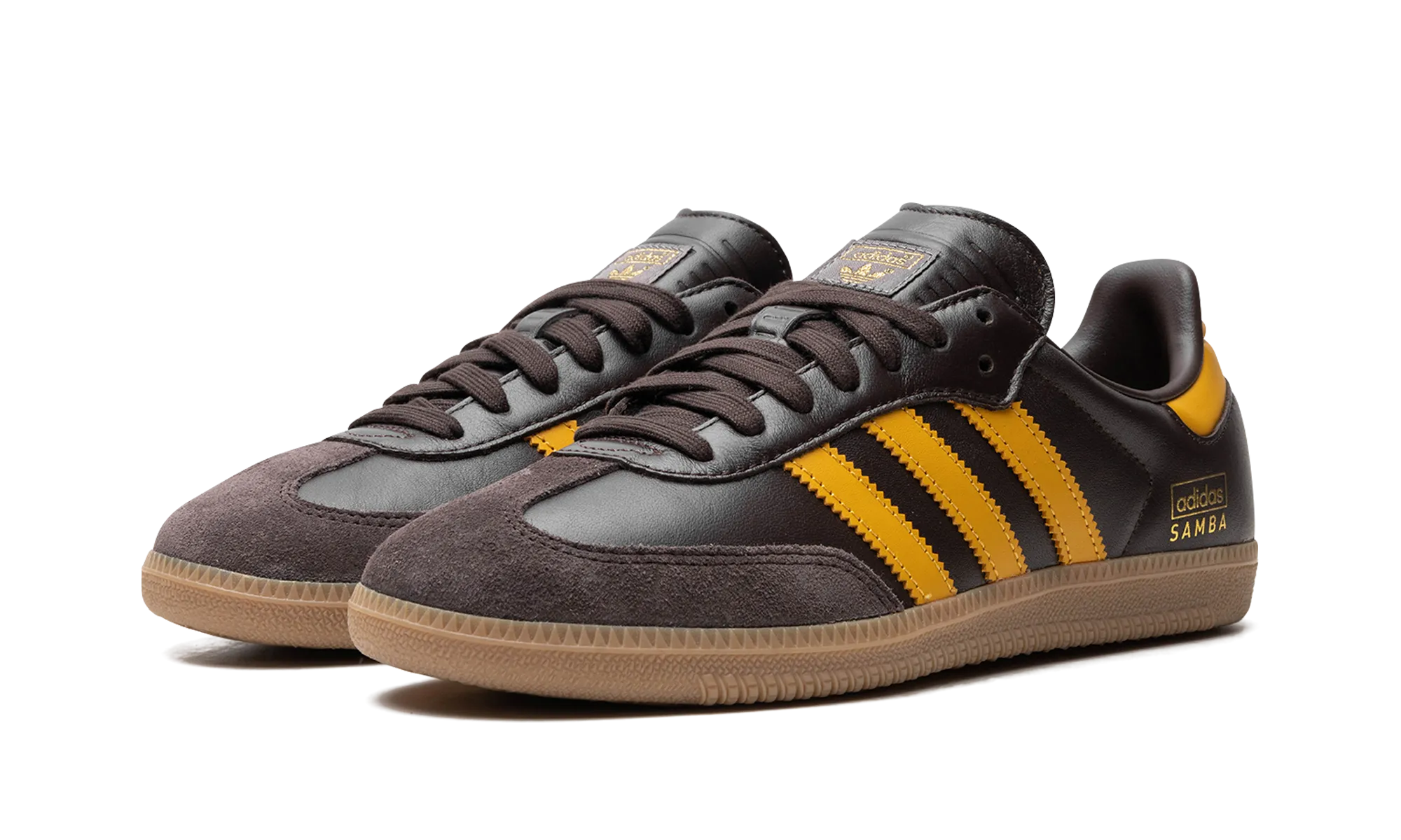 TPR Sole Neutral Gear Samba OG "Dark Brown Preloved Yellow"