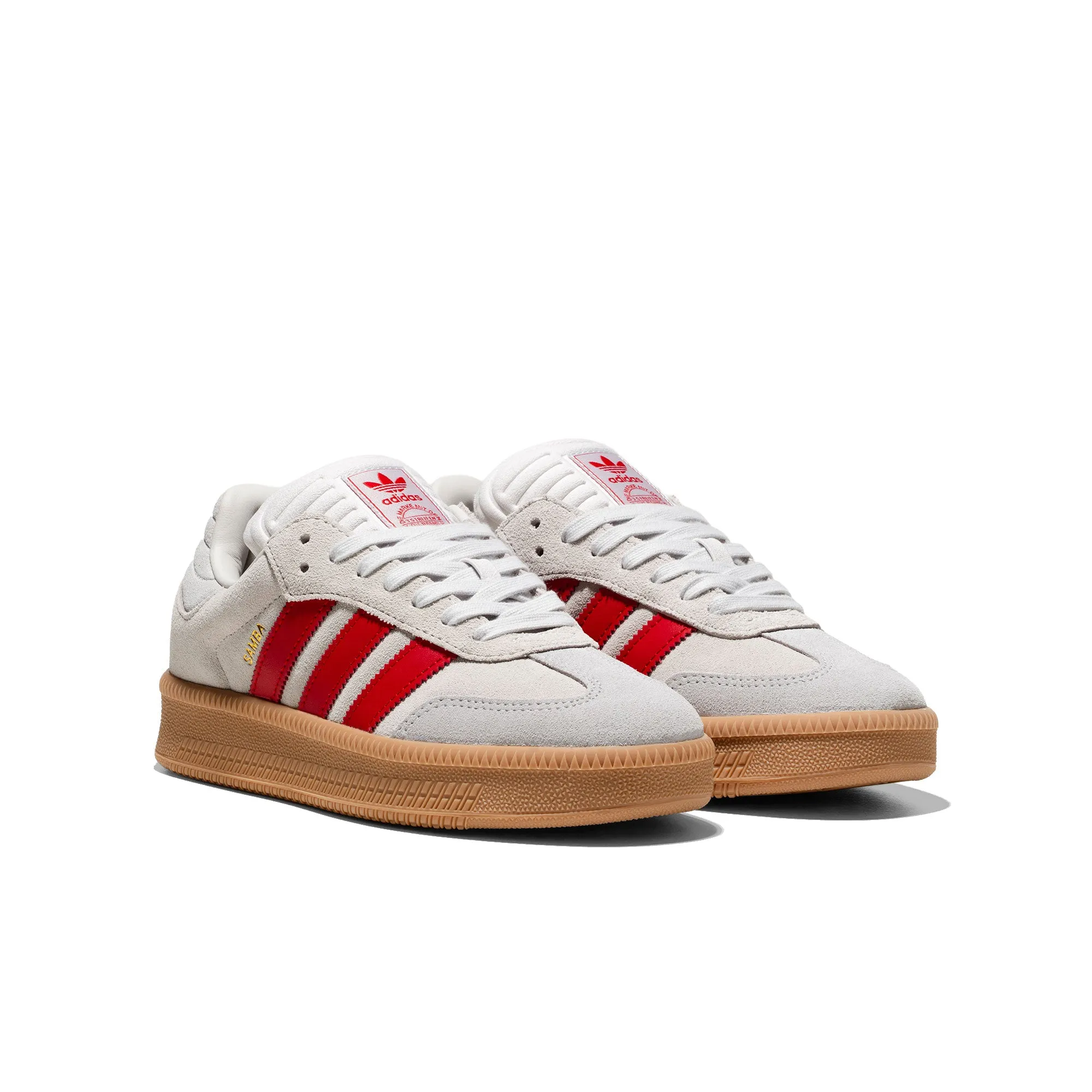 Adidas Originals Samba XLG J Grey One/Better Scarlet/Gum casual outing