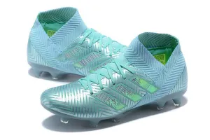 School Training New Adidas Nemeziz 18.1 FG Soccer Cleats Shoes Green