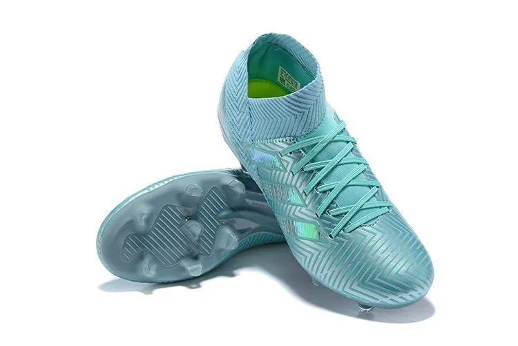 New Adidas Nemeziz 18.1 FG Soccer Cleats Shoes Green Field Moves Clean Surface