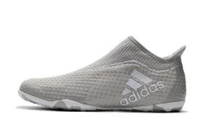 Non-Marking Knee Drive New Adidas X Tango 17.3 TF Soccer Cleats Shoes Gray White