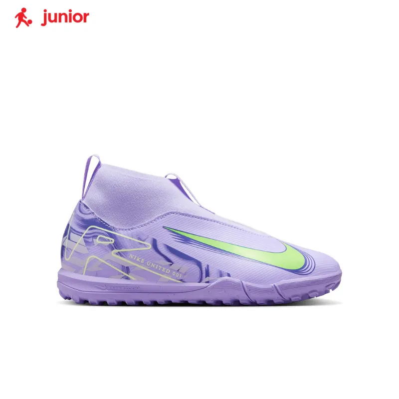 Nike United Junior Zoom Mercurial Superfly 10 Academy Turf Shoes Forward Sprint