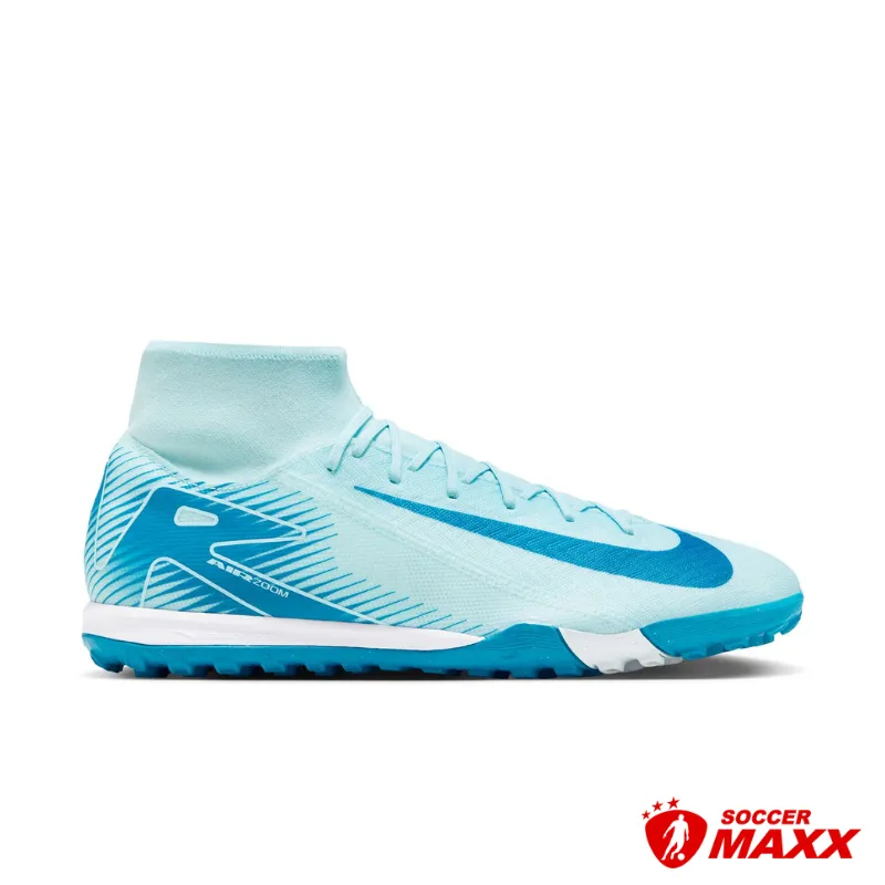 Step Control Sleek Fit Nike Zoom Mercurial Superfly 10 Academy Turf Shoes