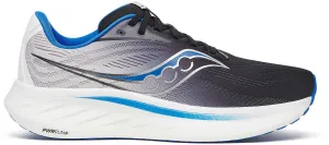 Impact Absorbing Heel Saucony Ride 18 Mens Running Shoes - Black