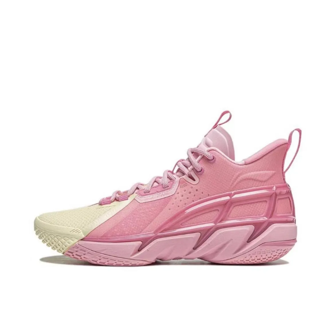 Arch support structure Abrasion Resistant Collar Li-Ning Badfive 4 - Cream Strawberries
