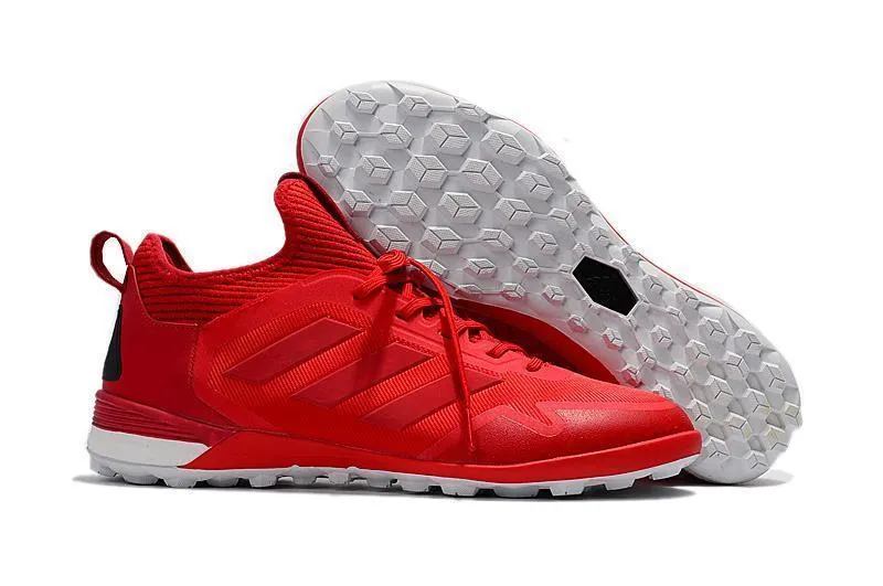 Sharp Play Adidas ACE TF Soccer Cleats Shoes Red White