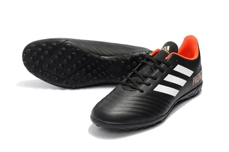 Tight Closure New Adidas Predator Accelerator TF Soccer Cleats Shoes Black White Orange