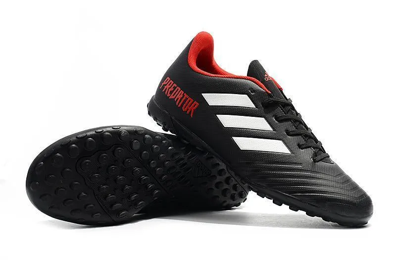 Balanced Performance New Adidas Predator Accelerator TF Soccer Cleats Shoes Black White Orange