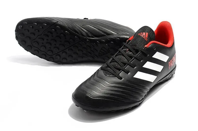 Ergonomic Design Field Drill New Adidas Predator Accelerator TF Soccer Cleats Shoes Black White Orange