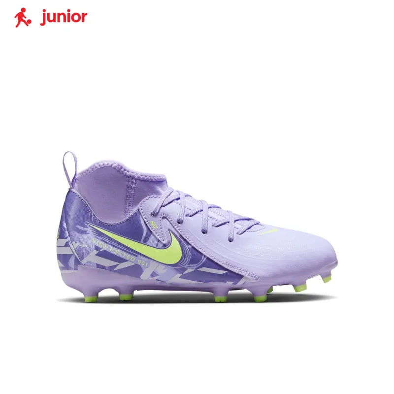 Nike United Junior Phantom Luna II Academy Firm Ground Cleats Step Balance