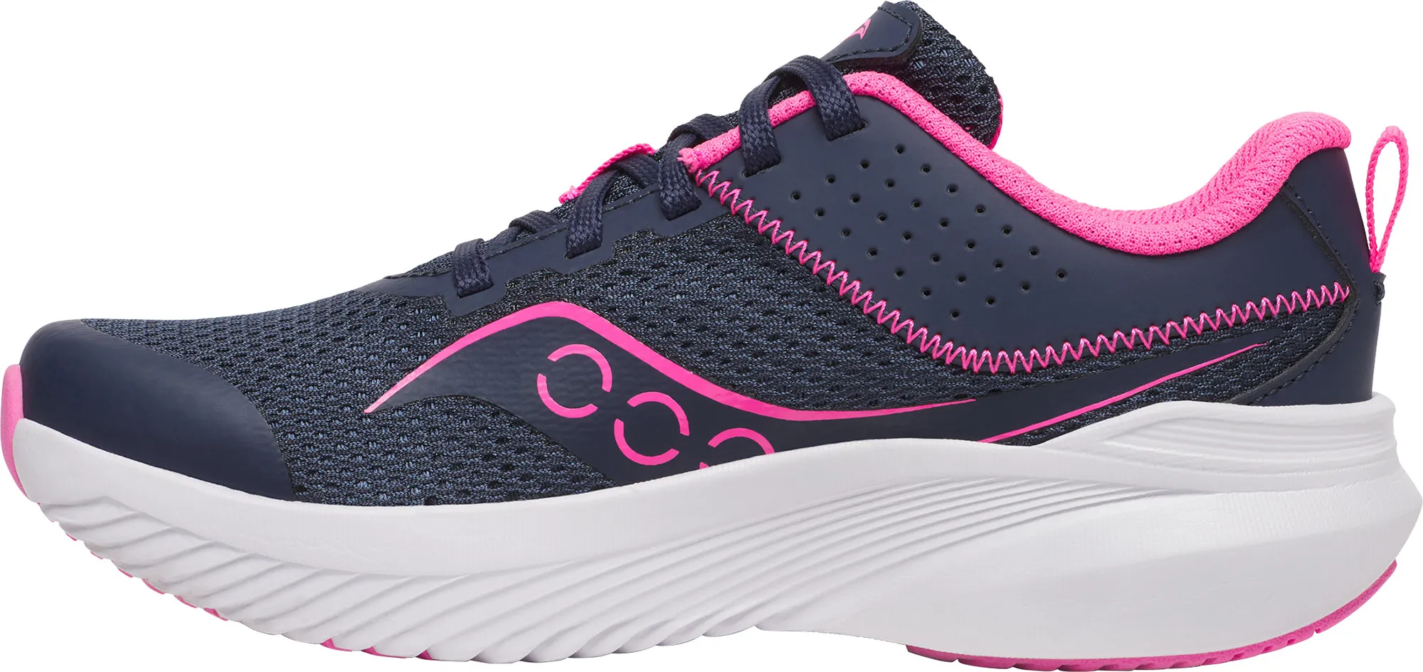 Saucony Kinvara 14 LTT Junior Running Shoes - Blue Structured Stacking half - length running shoes
