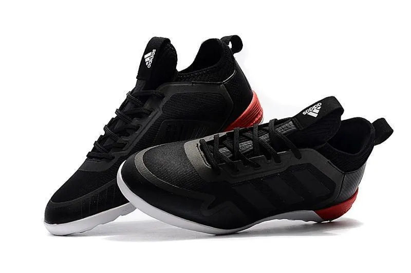 Game Surface Adidas ACE TF Soccer Cleats Shoes Black White Red