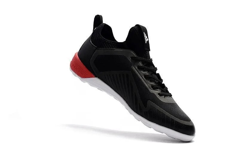 Drive Forward Side Balance Adidas ACE TF Soccer Cleats Shoes Black White Red
