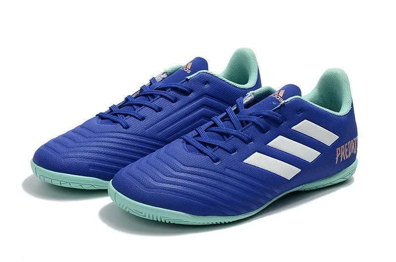 New Adidas Predator Tango 18.4 TF Soccer Cleats Shoes Blue White Skyblue Orange Endurance Level Player Gear