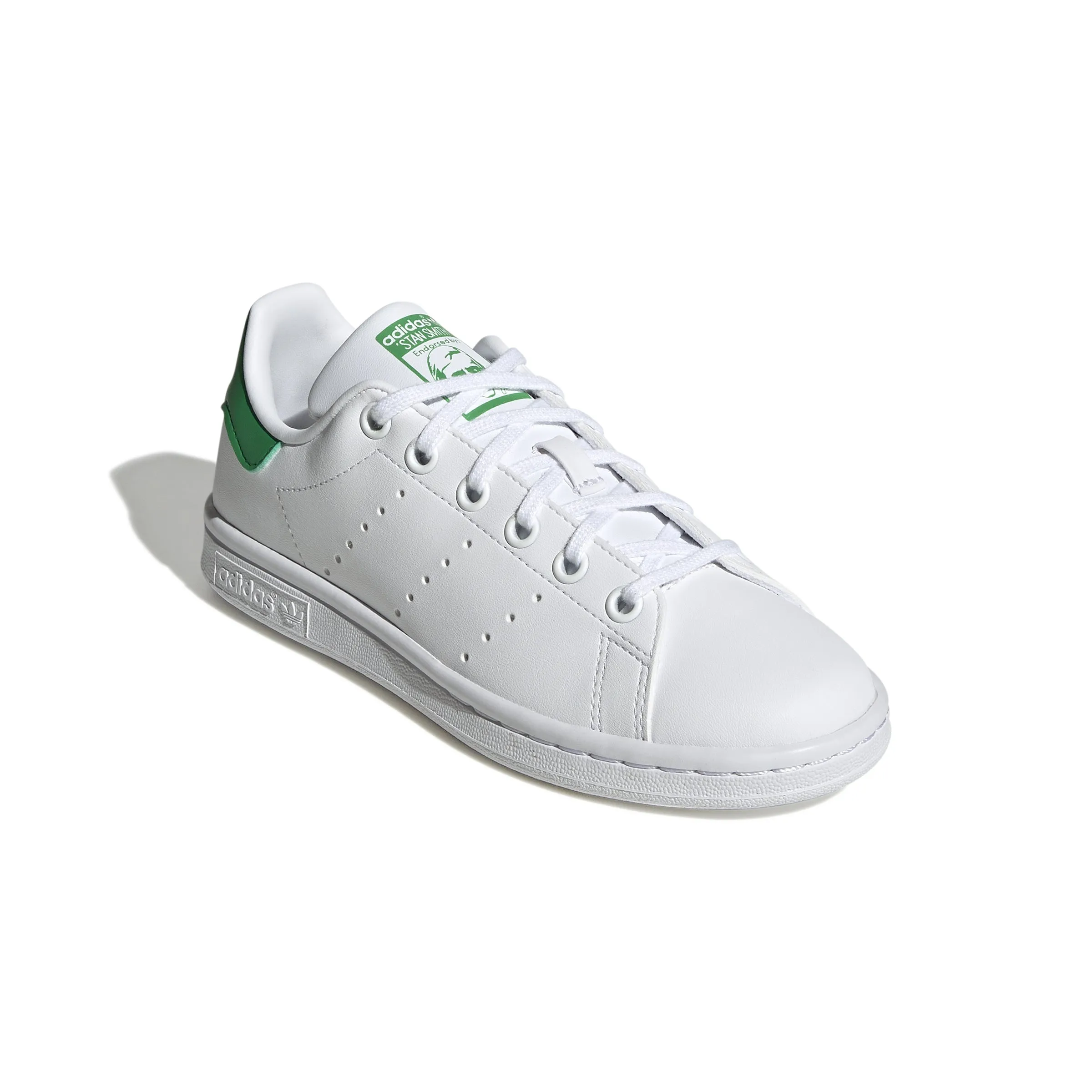Kids Stan Smith 'White Green' Natural Movement Machine Washable Fabric