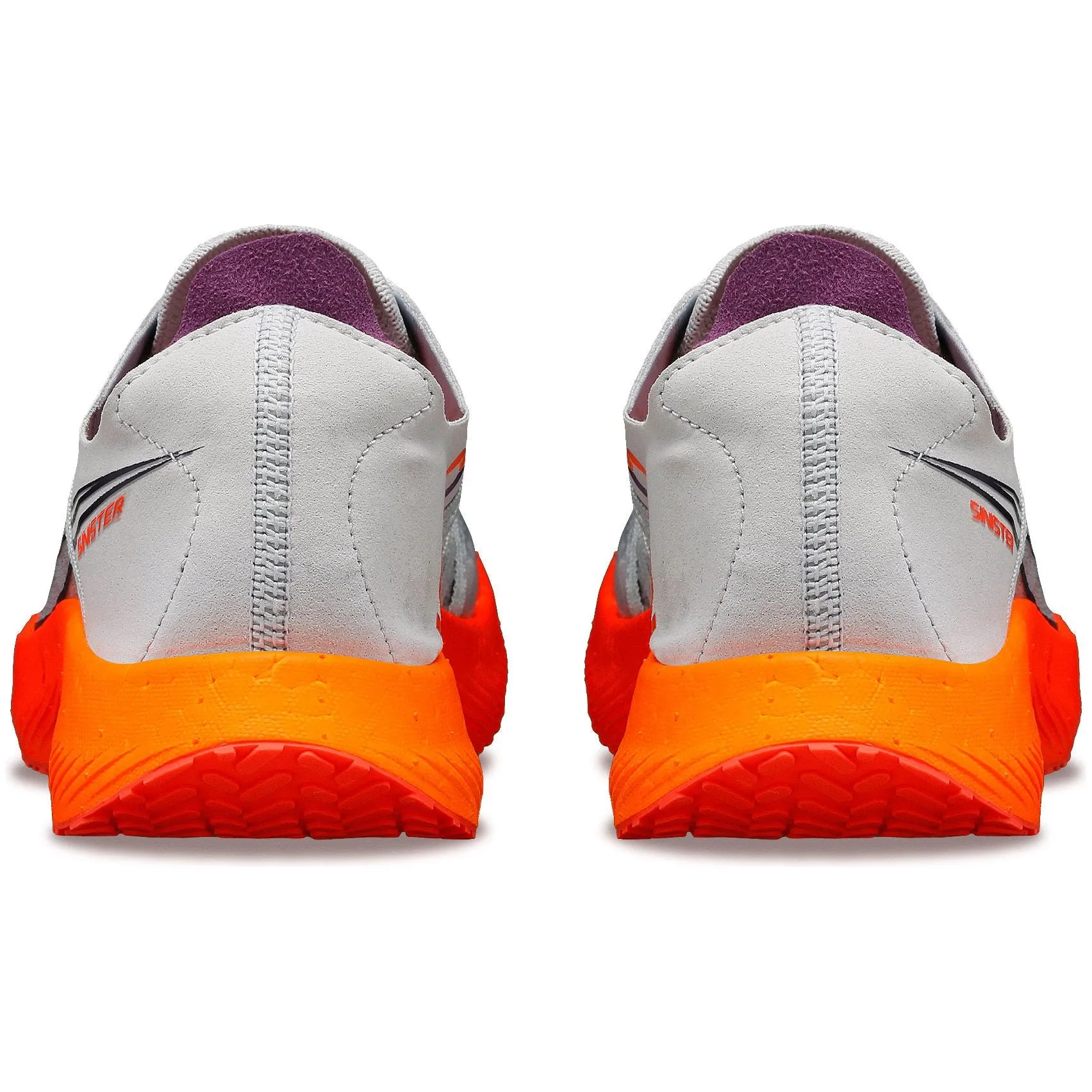 Saucony Sinister Womens Running Shoes - Grey Contoured Footbed Support