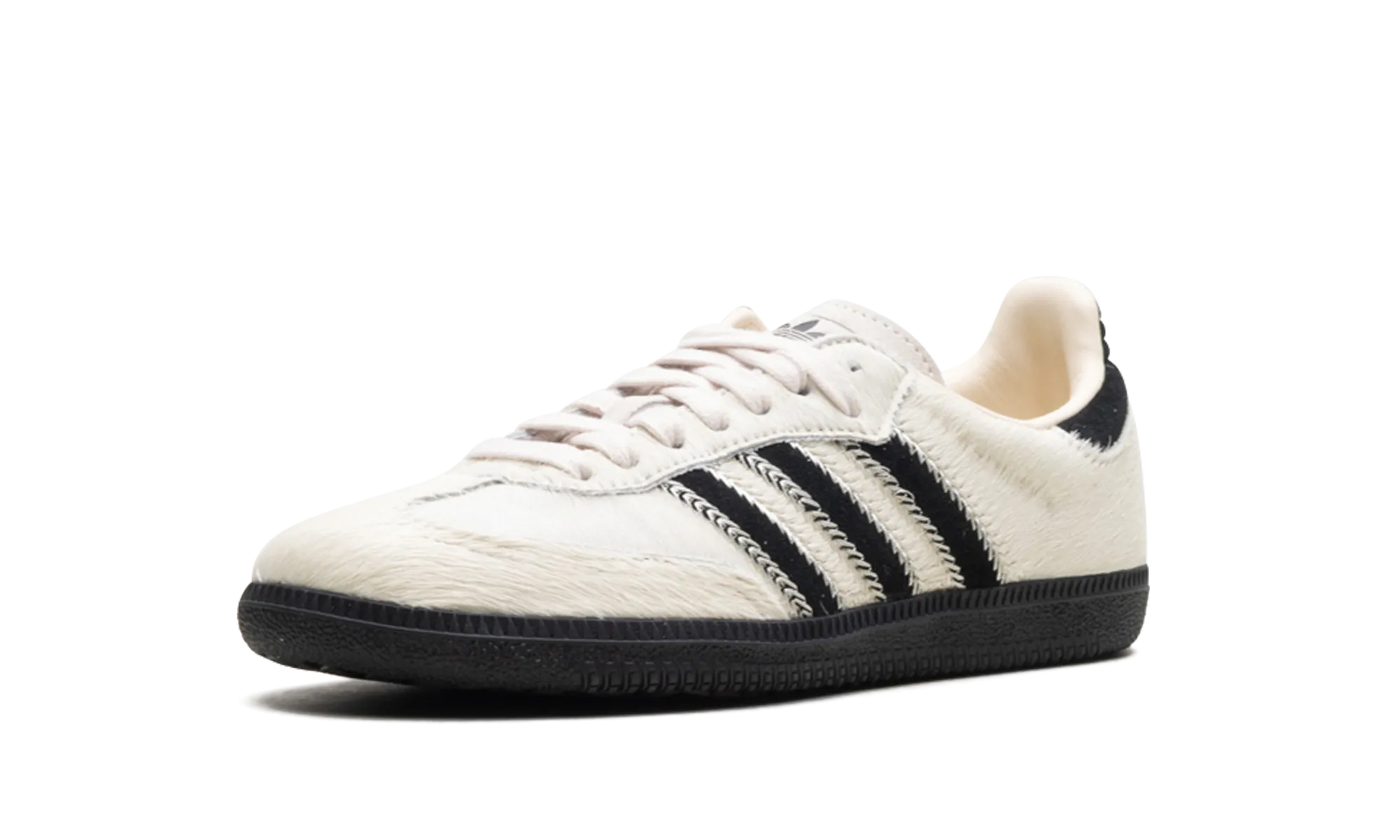 Samba OG WMNS "Wonder White Black Pony" Running Light