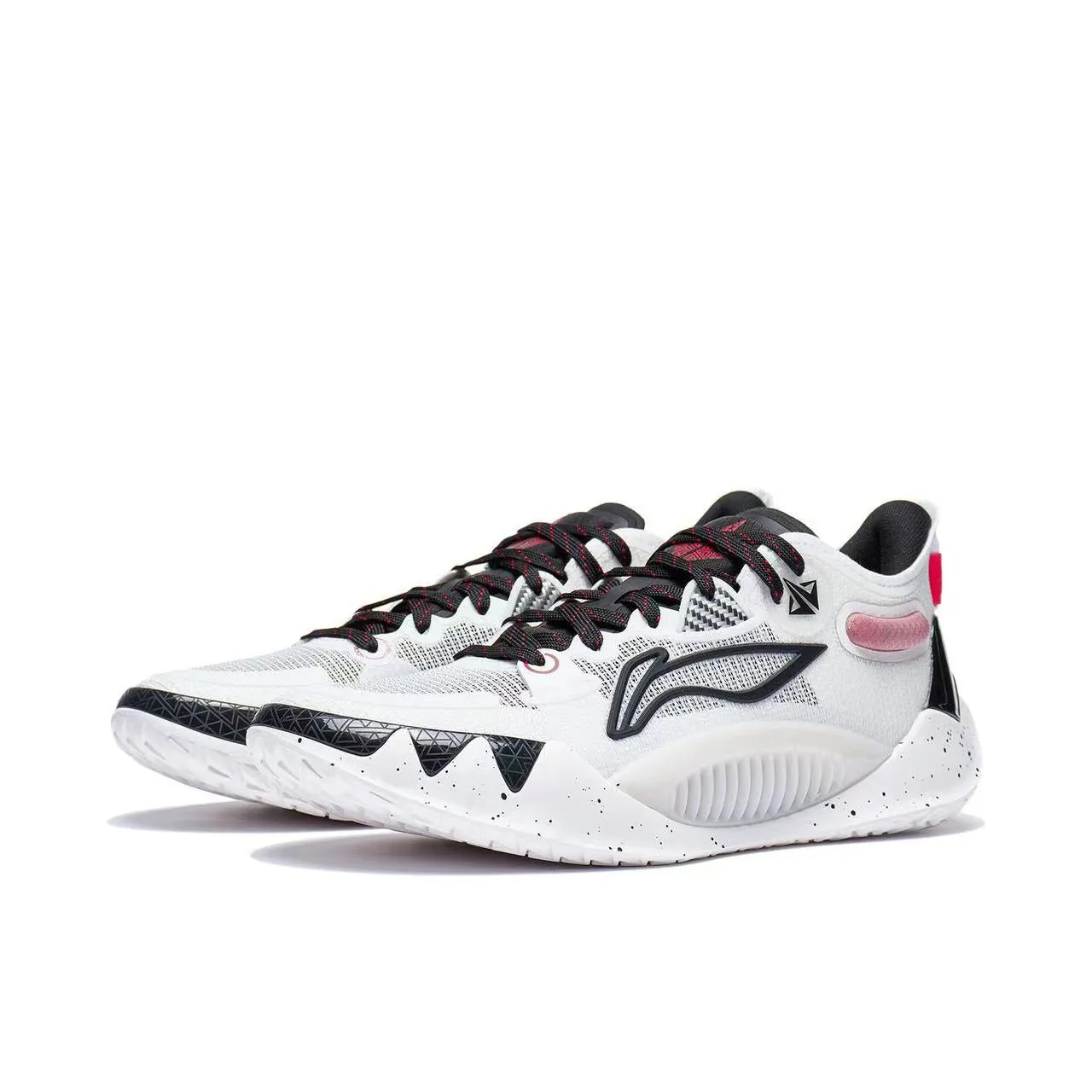 Durable Synthetic Overlay Li-Ning Jimmy Butler JB1 - White/Black