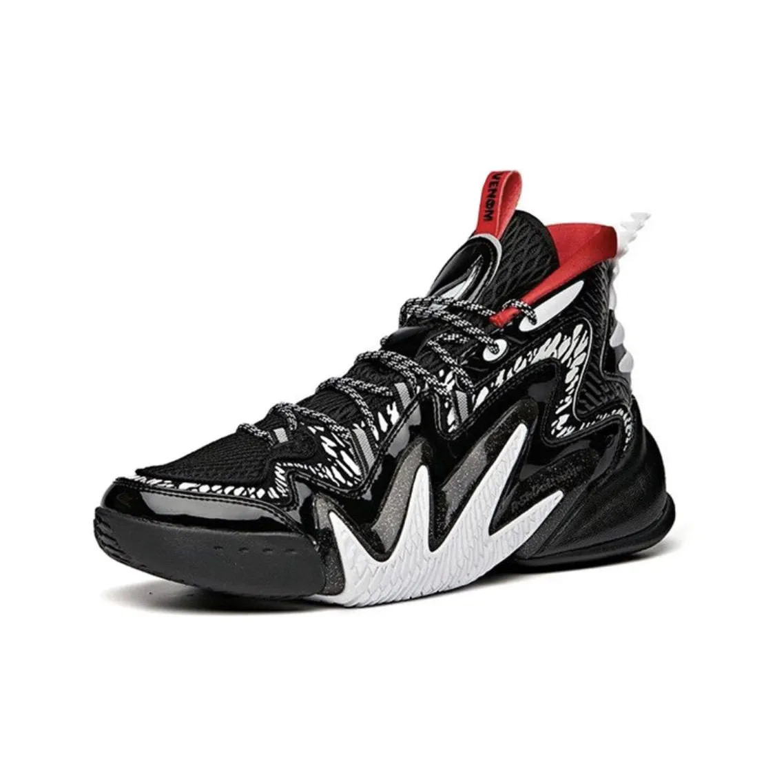 Comfortable toe box Marvel x Anta Shock Wave 2.0 - Venom