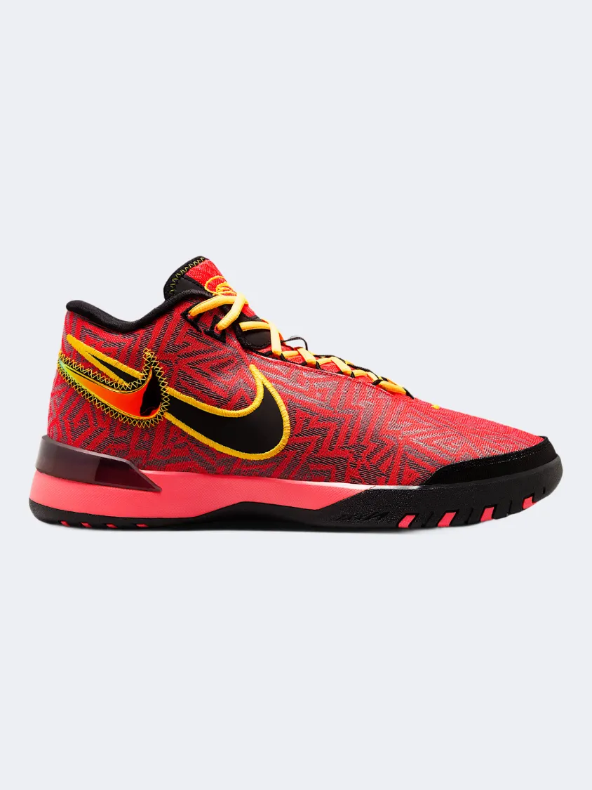Nike Lebron Nxxt Genisus Men Basketball Shoes Bright Crimson Wear Resistant Outsole Field Power
