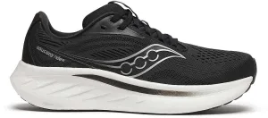 performance - technology running in low - altitude areas Saucony Ride 18 WIDE FIT Womens Running Shoes - Black