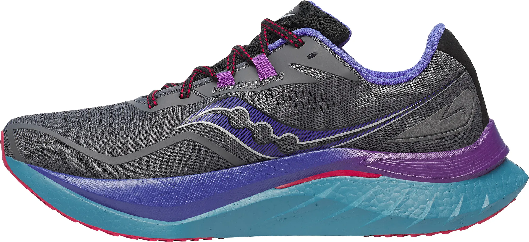 Pressure Dispersing Design Saucony Endorphin Speed 4 Mens Running Shoes - Grey