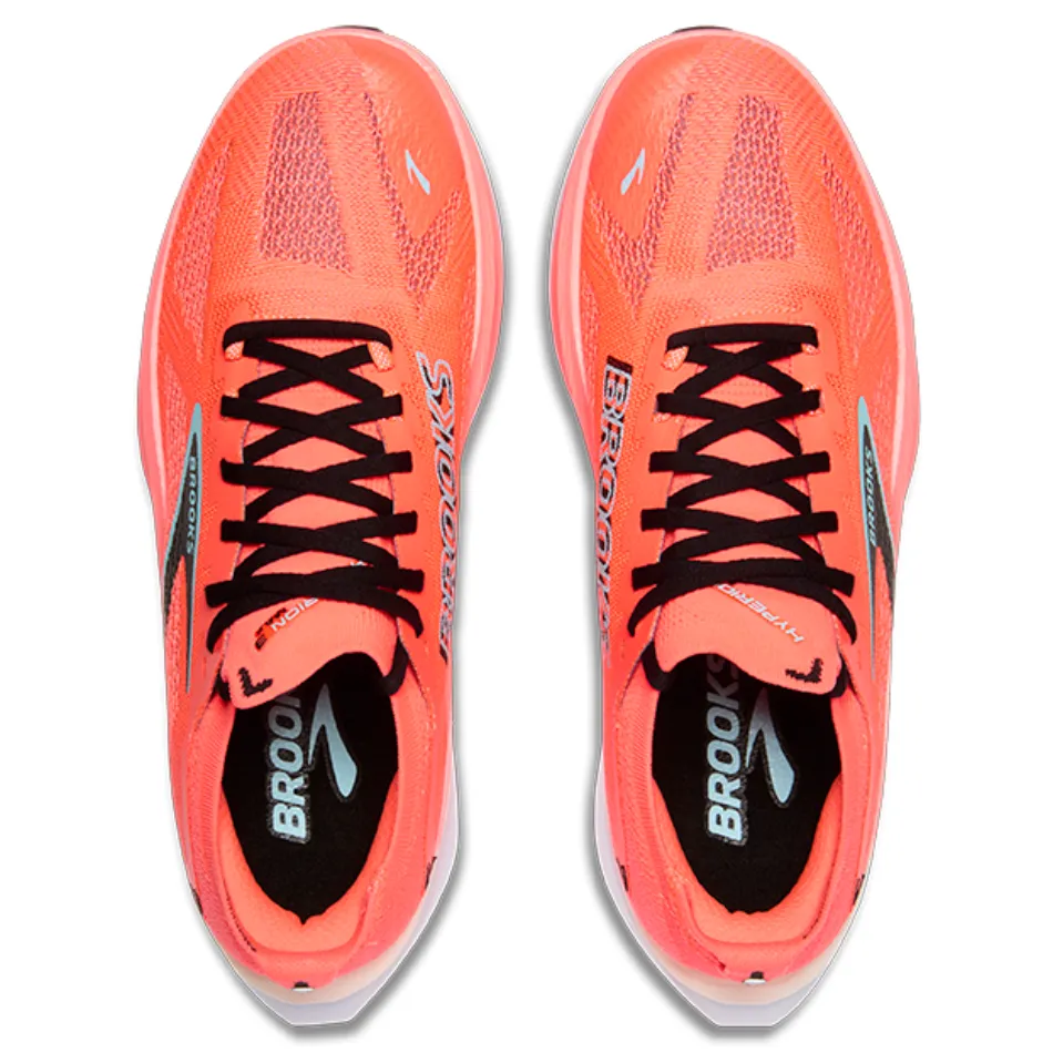 Dynamic response Hollow Core Technology Brooks Men's Hyperion Max 3 Running Shoes in Fiery Coral/Black/Atomizer AW25