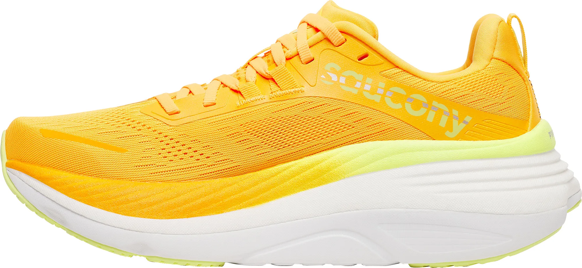 Saucony Hurricane 24 Womens Running Shoes - Yellow Stable Ride fitness challenge shoe aim