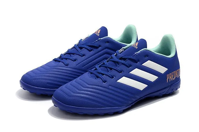 Metal Tips New Adidas Predator Accelerator TF Soccer Cleats Shoes Blue White