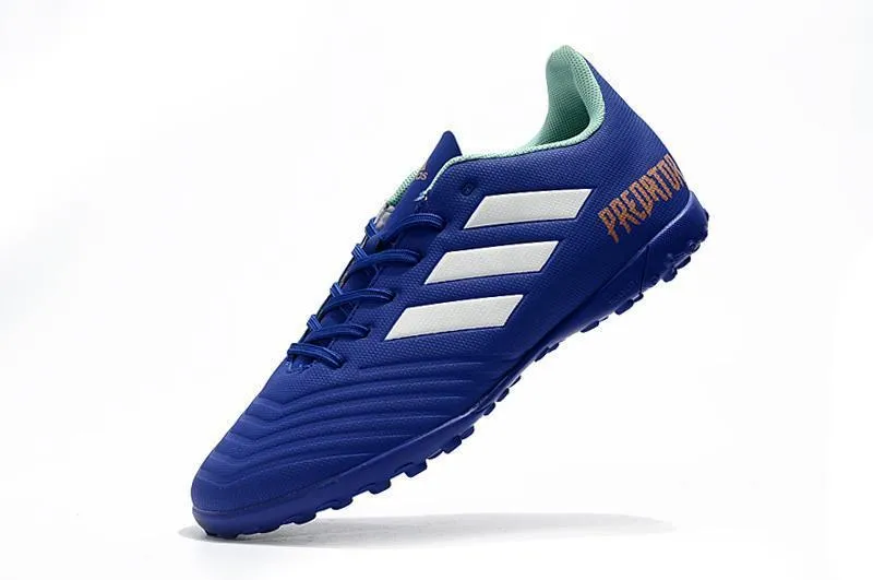 Comfortable Foot Ankle Zone New Adidas Predator Accelerator TF Soccer Cleats Shoes Blue White