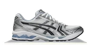 roomy toe - box short - distance runner Asics GEL-Kayano 14 JJJJound White Blue
