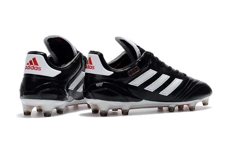 Back Heel Junior Match Adidas Copa 17.1 FG Soccer Cleats Shoes Black White Red