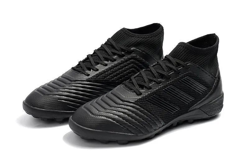 New Adidas Predator TF Primeknit MD Soccer Cleats Shoes Black Game Awareness Flexibility Focus