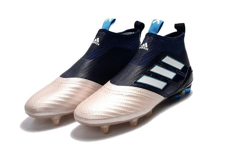 Adidas ACE Purecontrol FG Football Soccer Cleats shoes Gold Blue White Firm support