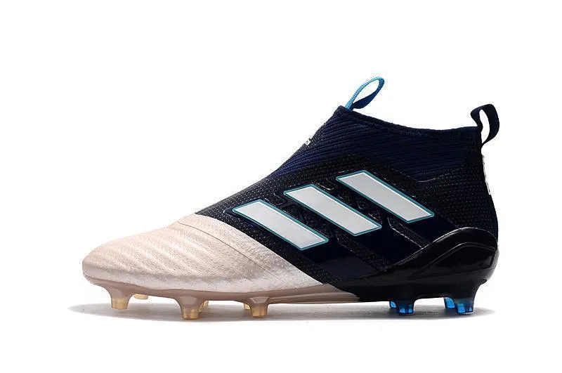 Adidas ACE Purecontrol FG Football Soccer Cleats shoes Gold Blue White Core Fit Mid Game
