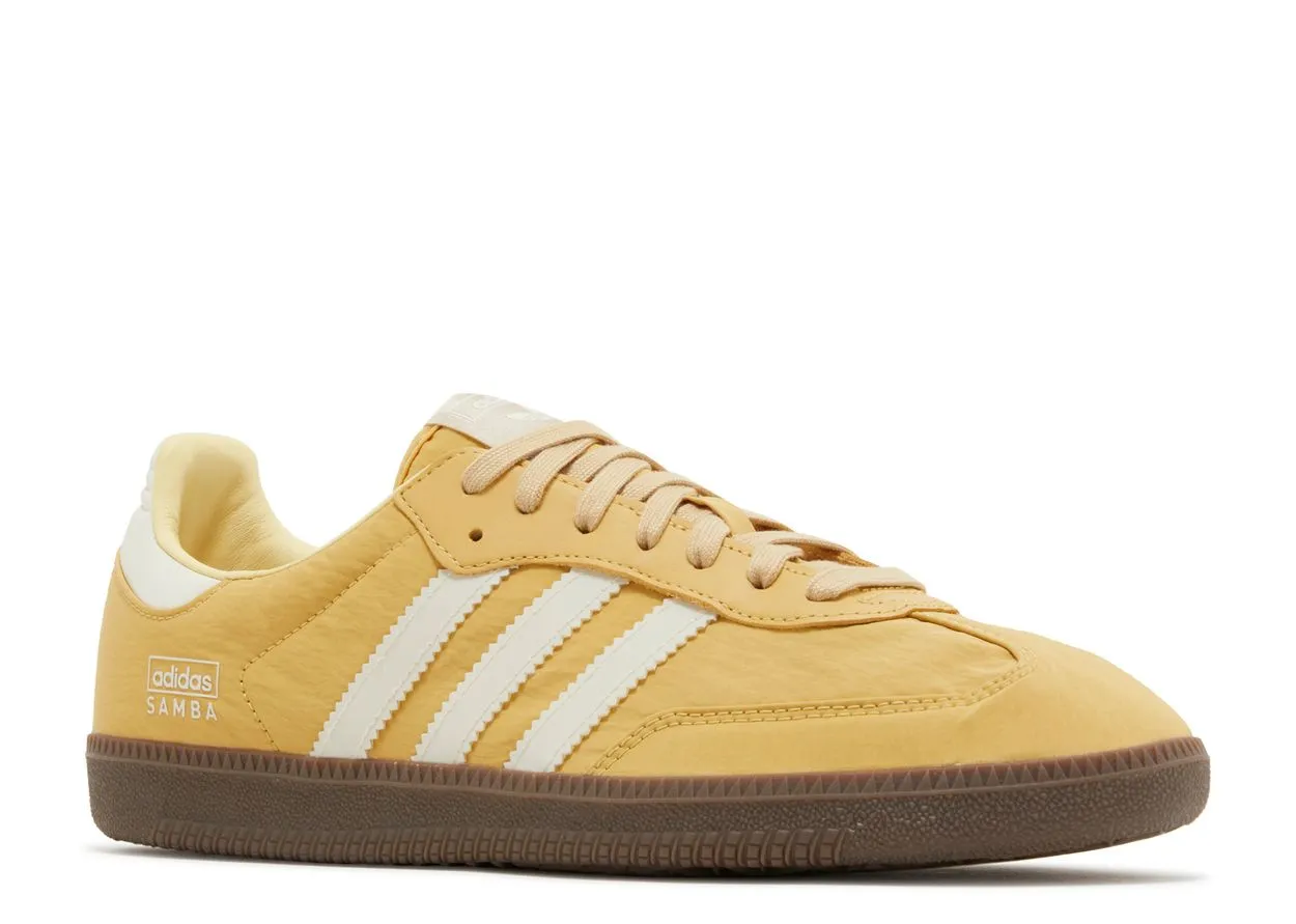 Trendy Daily Walkable Fit Adidas Samba OG Reflective Nylon Oat