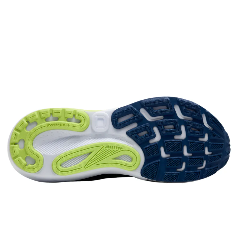 Brooks Men's Adrenaline GTS 24 Running Shoes in Navy Pony/Black/Acid Lime AW25 All Purpose running shoes for competitive female runners